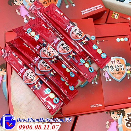 Nước hồng sâm trẻ em SangA Hàn Quốc