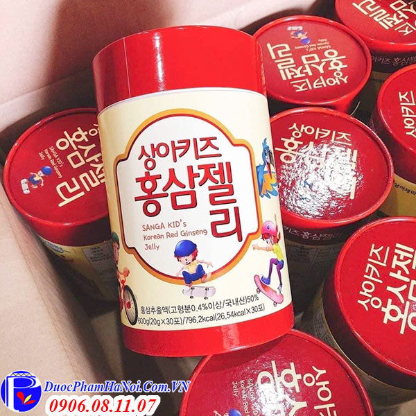 Thạch Hồng Sâm SangA Kids Korean Red Ginseng Jelly
