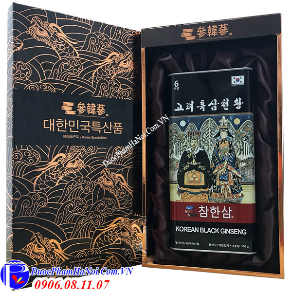 Hắc Sâm Hoàng Đế Chamhansam Củ Khô Hộp Thiếc 300G Giá Tốt