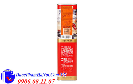 Hồng sâm củ khô hộp thiếc 600gr Good Daedong Hàn Quốc