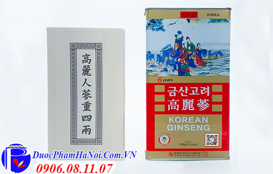 Hồng sâm củ khô Wooshin Good 150g Hàn Quốc