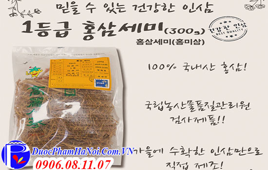 Rễ sâm Hàn Quốc Wooshin khô túi 300g