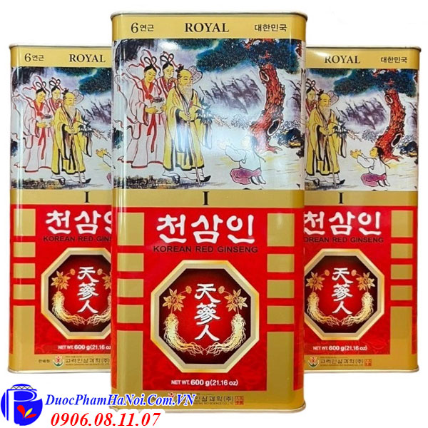 Sâm khô Bio Apgold hộp thiếc 600gr