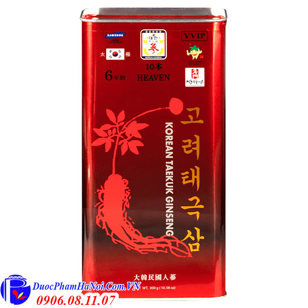Thiên sâm Chính phủ Hàn Quốc củ khô Korean Taekuk Ginseng