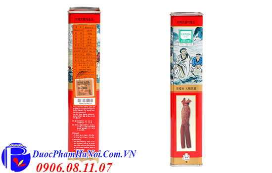 thiên sâm củ khô Hàn Quốc Daedong