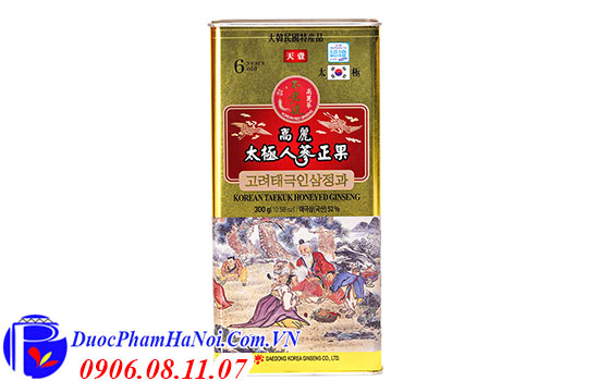 thiên sâm tẩm mật ong Daedong Hàn Quốc