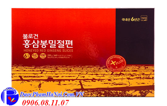 sâm thái lát mật ong Daedong Honeyed Red Ginseng Slices Hàn Quốc