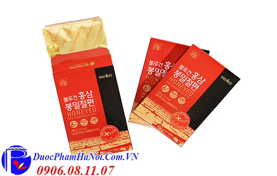 sâm thái lát mật ong Daedong Honeyed Red Ginseng Slices Hàn Quốc