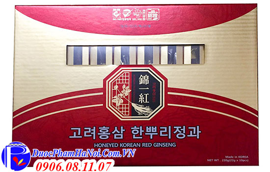 Hồng sâm củ tẩm mật ong Honeyed Korean Red Ginseng