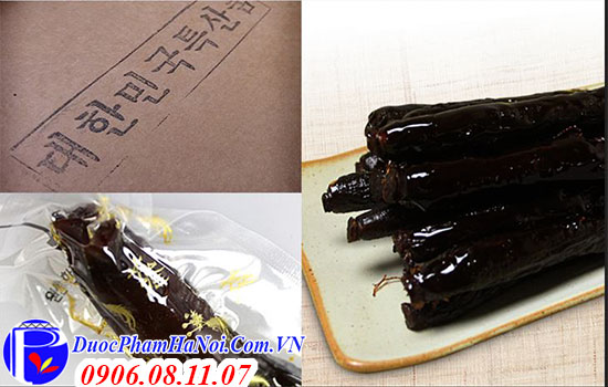 Hồng sâm nguyên củ tẩm mật ong hộp quà