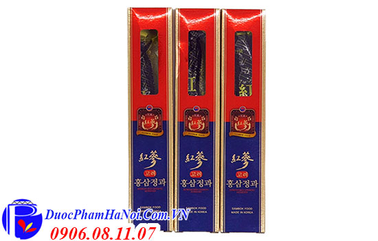 Hồng sâm nguyên củ tẩm mật ong Sambok Hàn Quốc