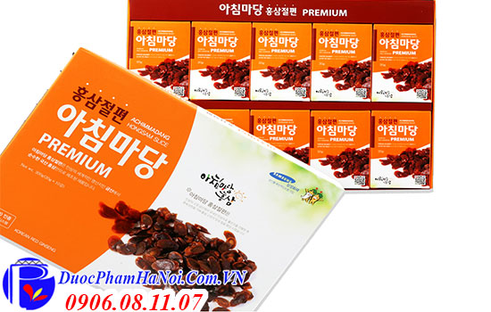 Hồng sâm thái lát tẩm mật ong Achimmadang