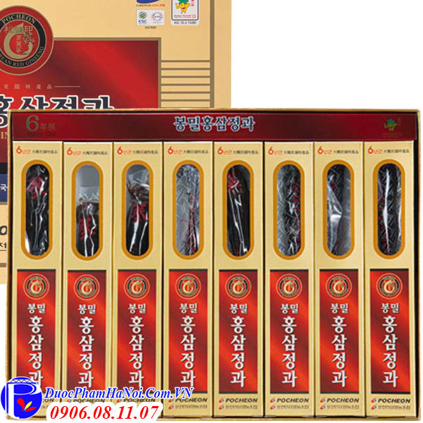 Sâm Củ Tẩm Mật Ong Pocheon Korean Red Ginseng With Honey