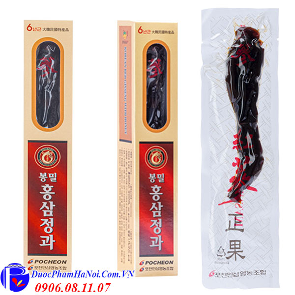Sâm Củ Tẩm Mật Ong Pocheon Korean Red Ginseng With Honey