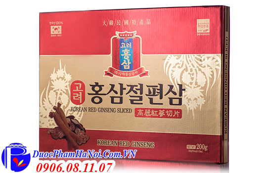 Sâm thái lát Korean Red Ginseng Sliced Hàn Quốc