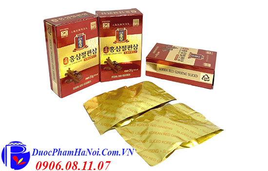 Sâm thái lát Korean Red Ginseng Sliced Hàn Quốc