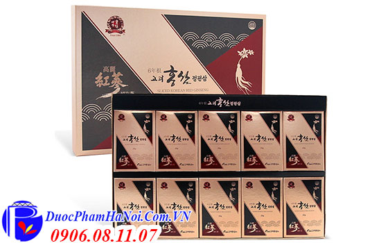 Hồng sâm thái lát Sliced Korean Red Ginseng Hàn Quốc