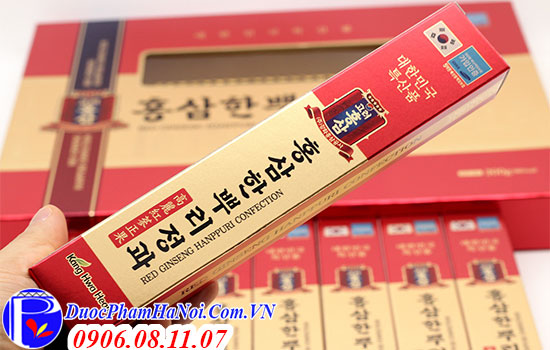 Sâm nguyên củ tẩm mật ong Hàn Quốc Red Ginseng Hanppuri Confection