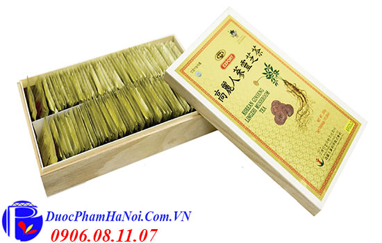Trà sâm linh chi Hàn Quốc Korean Ginseng Lingzhi Mushroom Tea