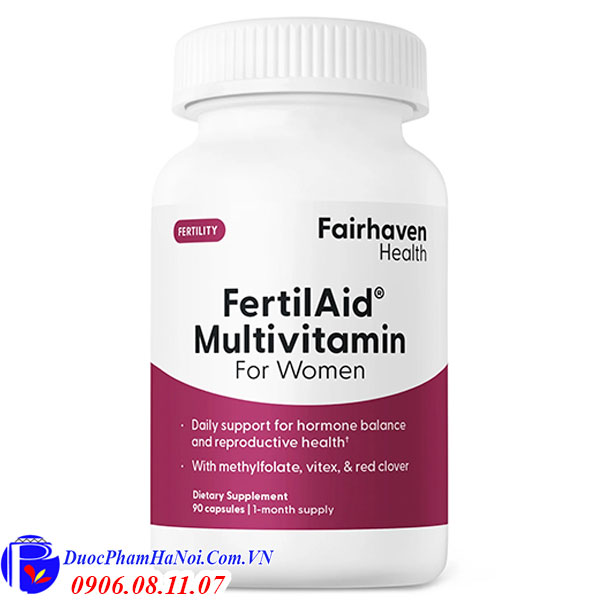 FertilAid Multivitamin For Women 90 vien cua My