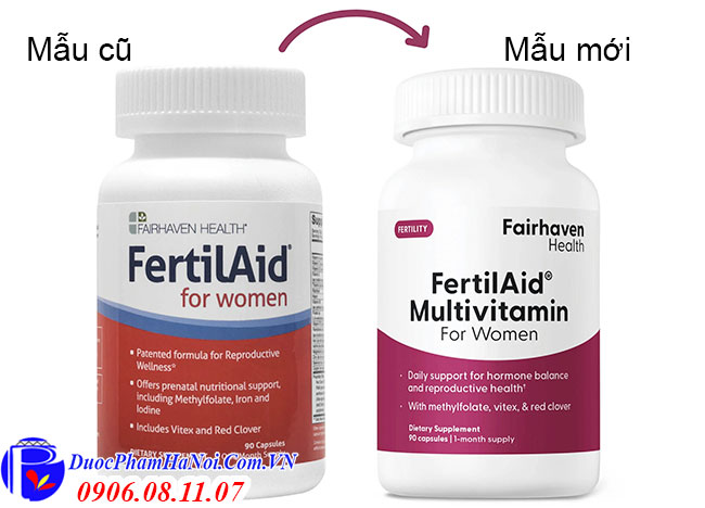FertilAid Multivitamin For Women 90 vien cua My