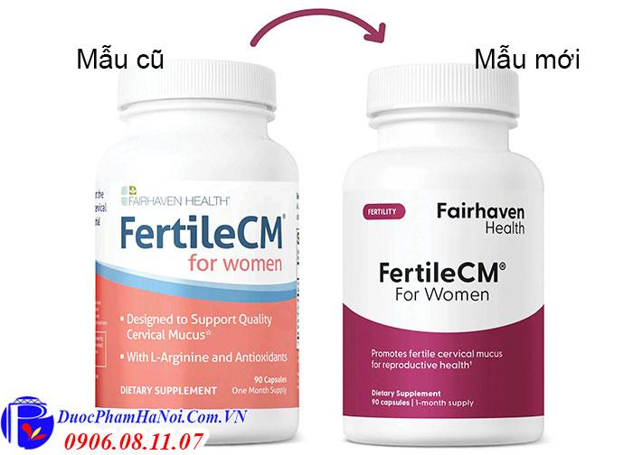 FertileCM For Women 90 Vien Cua My Tang Chat Nhay Co Tu Cung