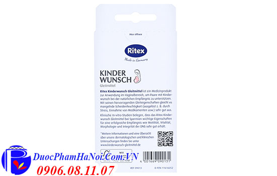 Gel Ritex Kinderwunsch của đức