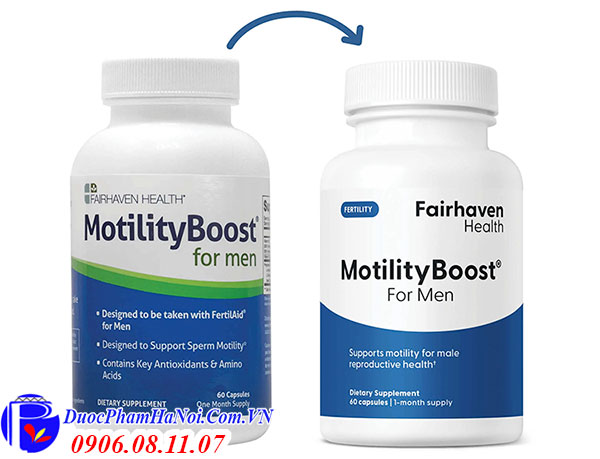 MotilityBoost for men 60 viên của Mỹ
