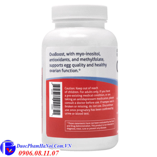 Ovaboost for women 120 viên chính hãng từ Mỹ