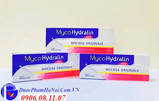 Viên đặt phụ khoa Mycohydralin 500mg