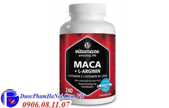 Vitamaze Maca L Arginine 240 viên