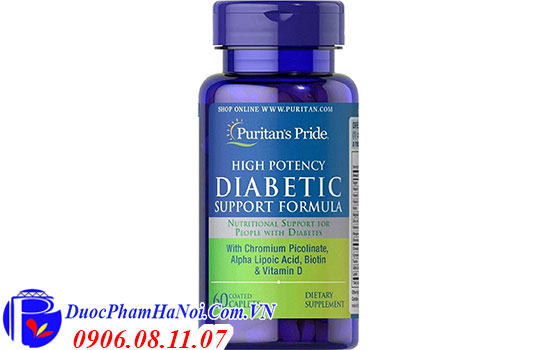 Puritan's Pride high potency diabetic support formula