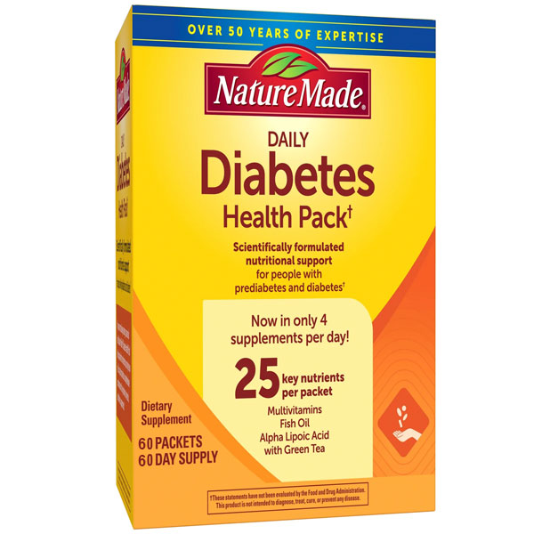 Nature Made Diabetes Health Pack 60 Gói Chính Hãng Của Mỹ