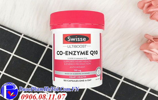 Swisse ultiboost co enzyme q10 150mg 180 viên