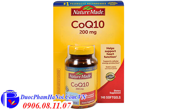 Viên Uống Bổ Tim Nature Made Coq10 200Mg Tốt Nhất Của Mỹ