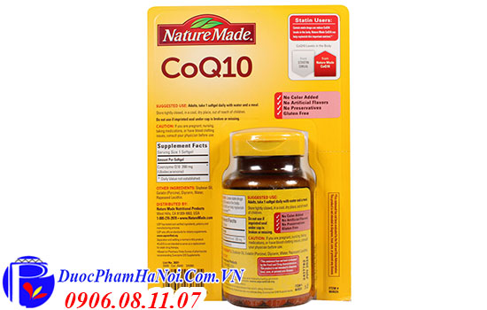 Viên Uống Bổ Tim Nature Made Coq10 200Mg Tốt Nhất Của Mỹ