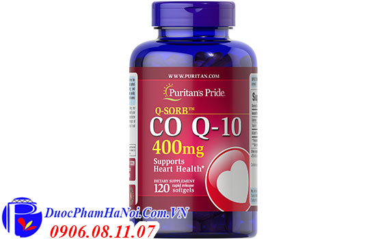 Puritan's pride coq10 400mg 120 viên