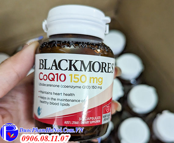 Viên Uống Bổ Tim Mạch Blackmore Coq10 150mG Chinh Hãng Của Úc