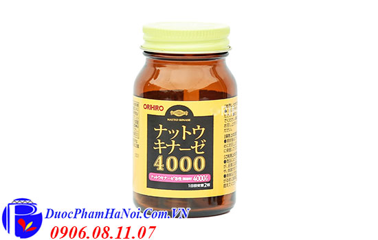 Orihiro nattokinase 4000fu hộp 60 viên