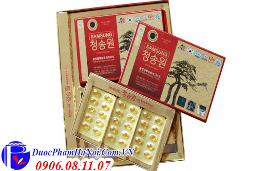 Tinh dầu thông đỏ chính phủ Samsung