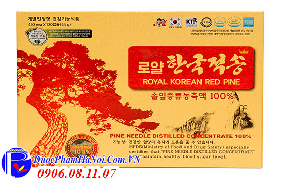 Tinh dầu thông đỏ Hoàng Gia Royal Korean Red Pine