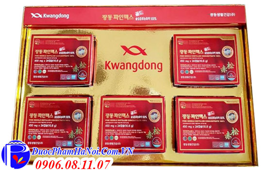 Tinh dầu thông đỏ Kwangdong 120 viên Hàn Quốc