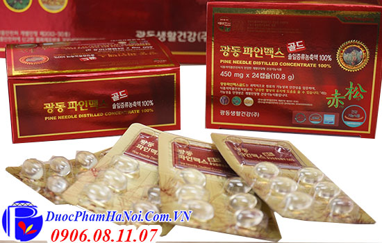 Tinh dầu thông đỏ Kwangdong 120 viên Hàn Quốc