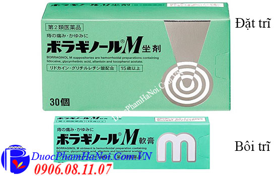 Kem bôi trĩ chữ M Nhật Bản
