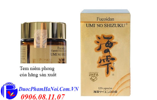 Fucoidan vàng 120 viên Nhật Bản
