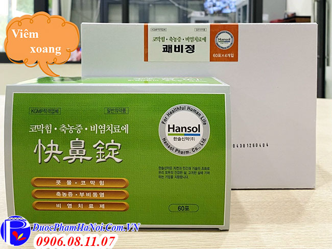 Thuốc viêm xoang Hansol Hàn Quốc