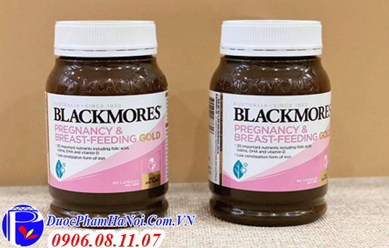 Blackmores pregnancy & breast feeding gold 180 viên