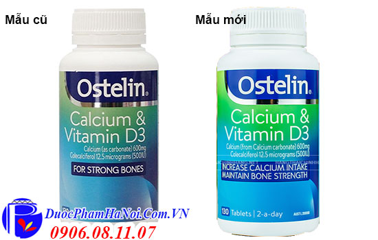 Ostelin calcium & vitamin d3 cho bà bầu