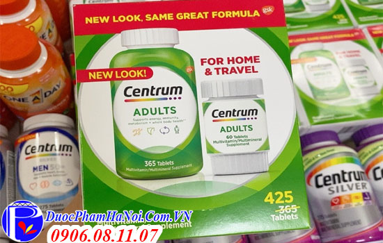 centrum adults multivitamin 425 viên