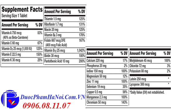Centrum Silver Adults 50+ 325 viên